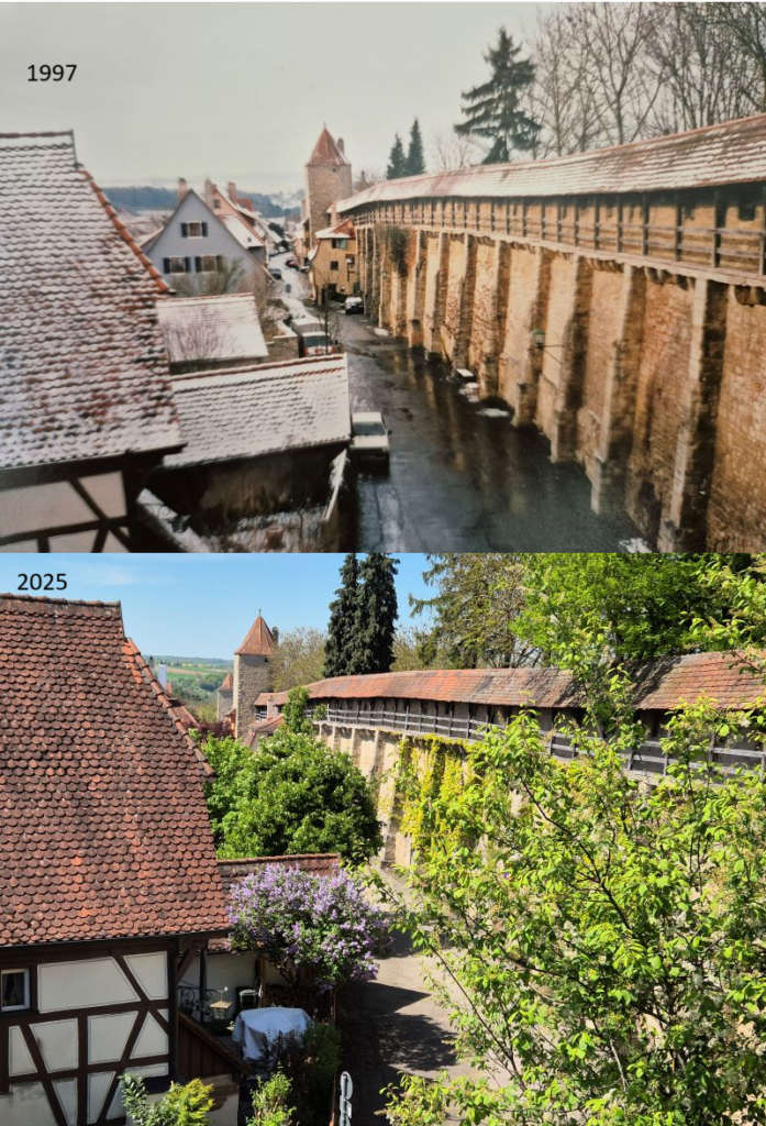 Rothenburg city wall comparison